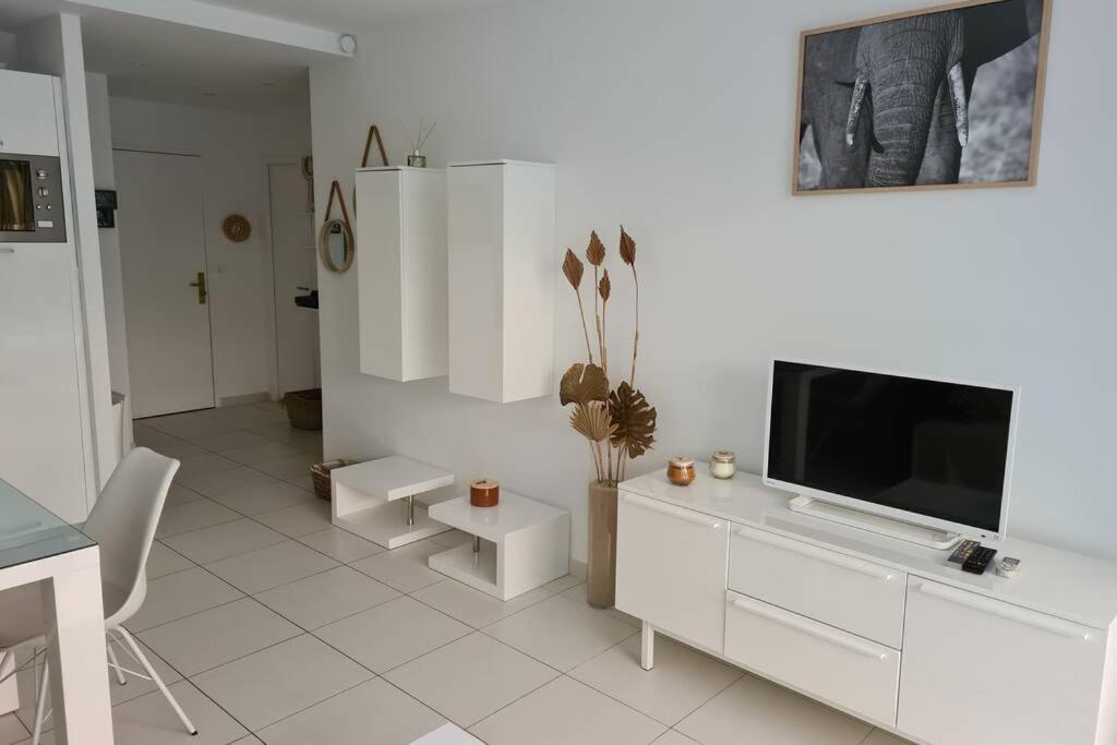 Le Lodge, T2 Classe 3 Etoiles Avec Jardin, Parking, Piscine & Mer A 2 Pas マントン エクステリア 写真